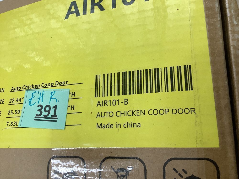 Aivituvin Automatic Chicken Coop Door Opener with Heating and Anti-Pinch Function Solar Powered Auto Chicken House Run Door Black - Image 4 - Lot 391