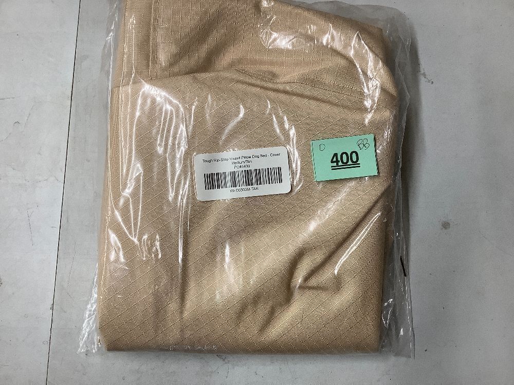 K9 Ballistics Tough Round Nesting Pillow Dog Bed - Removable Cover, Washable, Durable & Water Resistant Indoor/Outdoor Bed - Medium, Tan - Image 3 - Lot 400