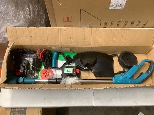 9in Electric Weed Wacker w/ 2-21V Batteries - Lot 401