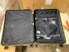 Away Medium Checked Luggage, Lightweight Hard Shell Suitcase with Spinner Wheels, Durable Rolling Luggage, TSA Lock, 26 Inch, Cloud Gray - Thumbnail 4