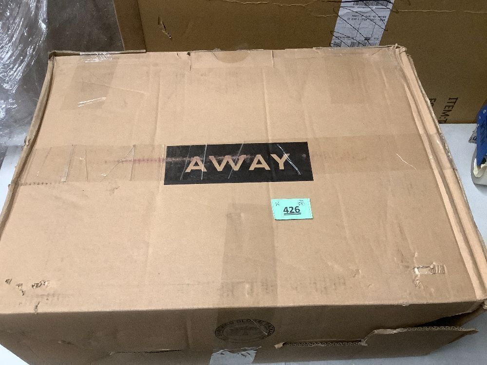 Away Medium Checked Luggage, Lightweight Hard Shell Suitcase with Spinner Wheels, Durable Rolling Luggage, TSA Lock, 26 Inch, Cloud Gray - Image 6 - Lot 426