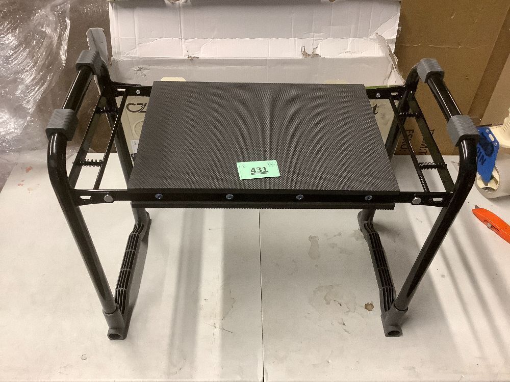 CZZXI Garden Kneeler and Seat, Wider and Thicker Kneeling Pad Heavy Duty Gardening Stool with Gardening Tool Pouch and Bag, Garden Bench/Chair Gifts for Women, Seniors - Image 1 - Lot 431