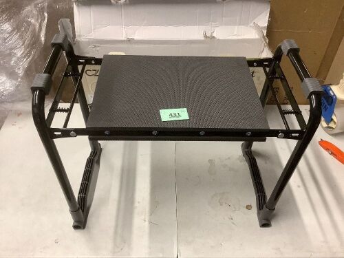 CZZXI Garden Kneeler and Seat, Wider and Thicker Kneeling Pad Heavy Duty Gardening Stool with Gardening Tool Pouch and Bag, Garden Bench/Chair Gifts for Women, Seniors - Lot 431