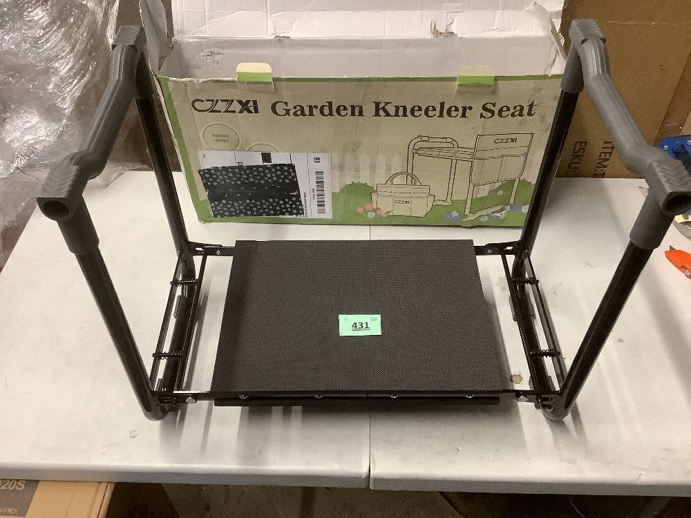 CZZXI Garden Kneeler and Seat, Wider and Thicker Kneeling Pad Heavy Duty Gardening Stool with Gardening Tool Pouch and Bag, Garden Bench/Chair Gifts for Women, Seniors - Image 2 - Lot 431
