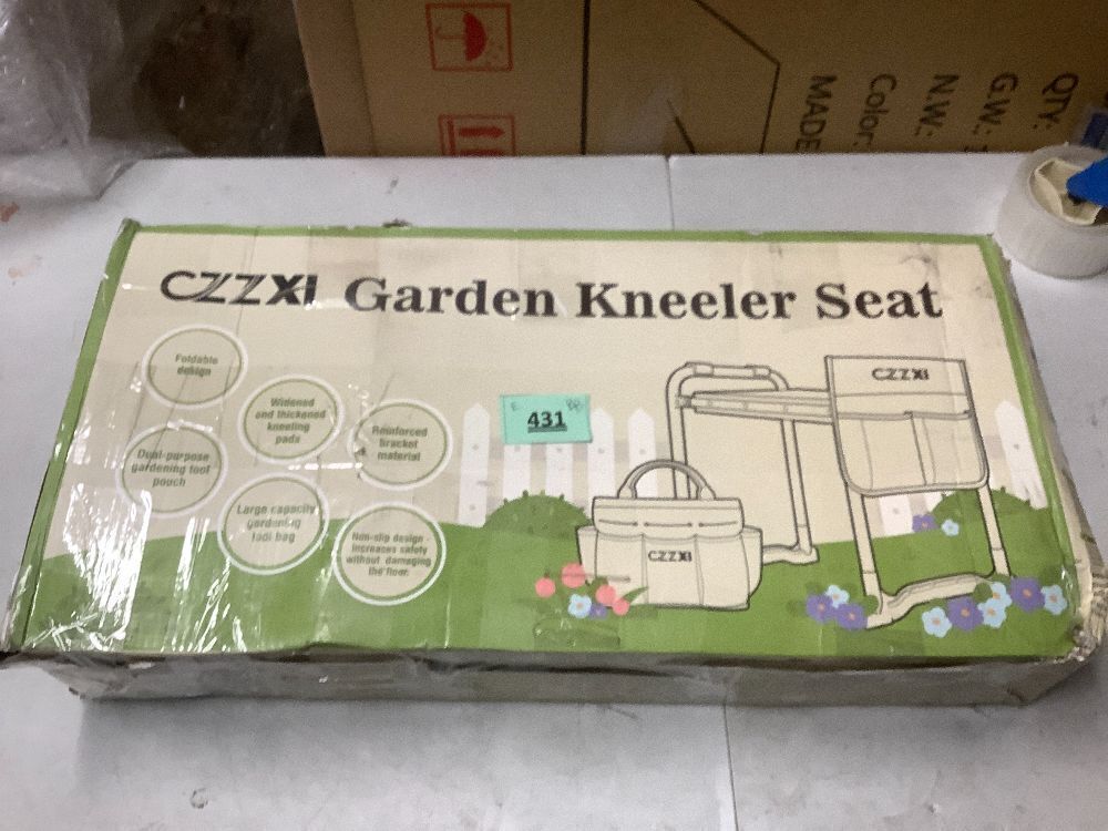 CZZXI Garden Kneeler and Seat, Wider and Thicker Kneeling Pad Heavy Duty Gardening Stool with Gardening Tool Pouch and Bag, Garden Bench/Chair Gifts for Women, Seniors - Image 3 - Lot 431