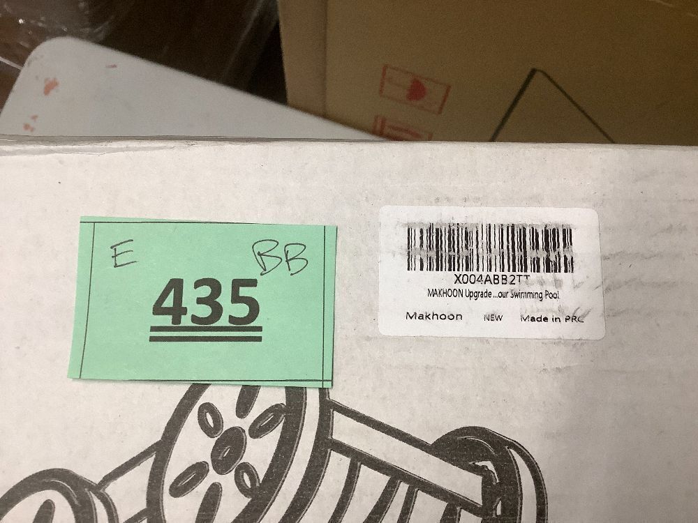 MAKHOON Upgrade Pool Pressure Side Sweeper: Professional Solution for Cleaning Your Swimming Pool (Four Wheels are Better Than Three) Need 1.5" Female Thread Pool Booster Pump Inlet, 4 Bar Pressure - Image 4 - Lot 435