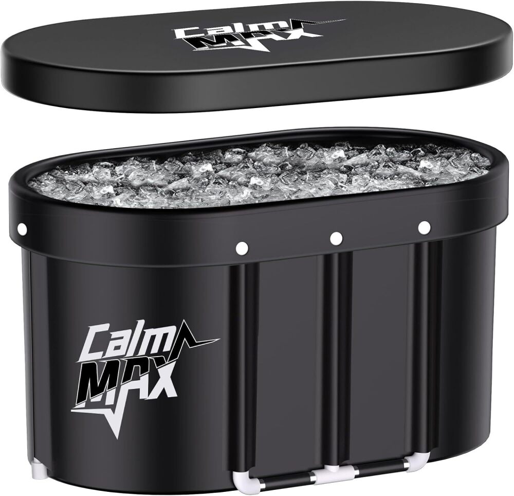 CalmMax Oval Ice Bath Tub with Lid for Athletes - Image 1 - Lot 446