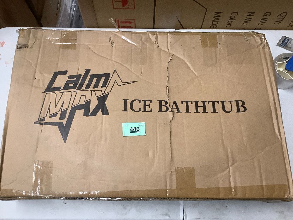 CalmMax Oval Ice Bath Tub with Lid for Athletes - Image 3 - Lot 446