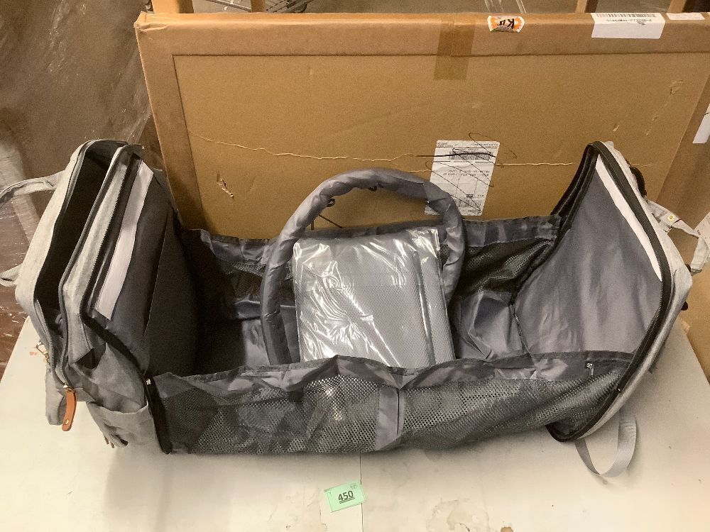 Diaper Bag Backpack with Changing Station, Multifunction Travel Baby Bag, Waterproof Baby Tote, Large Capacity Mommy Bag, Newborn Essentials Backpack Bag, Unisex - Image 3 - Lot 450