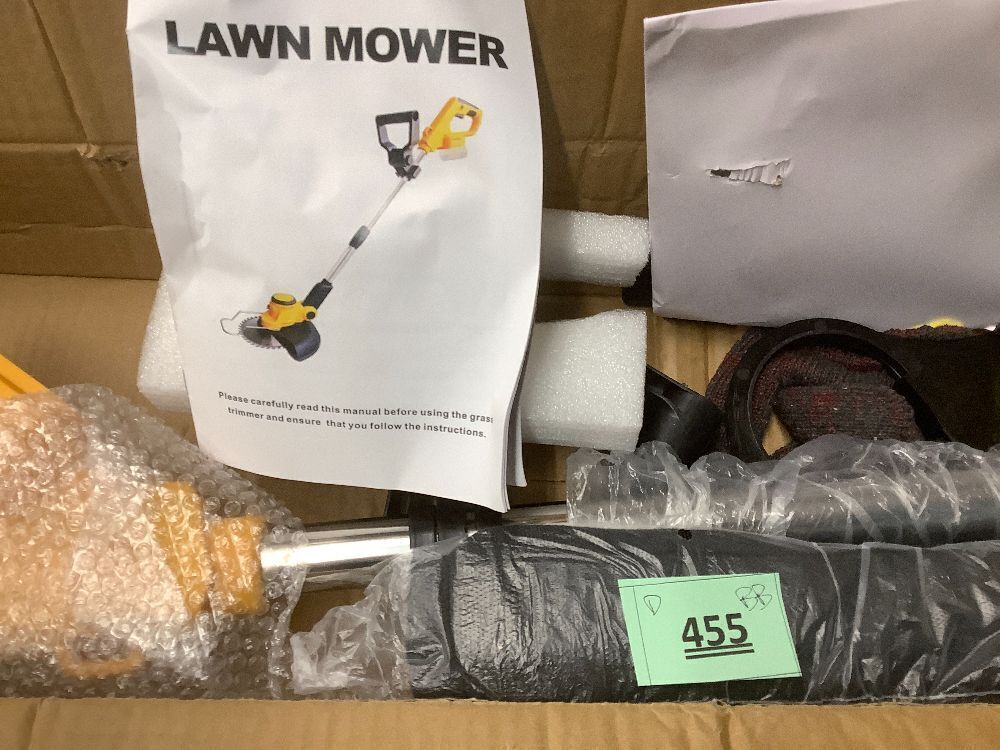 Cordless Weed Wacker for Dewalt 20V MAX Battery, 4-in-1 Electric Weed Eater, String Trimmer with 5 Blades, for Lawn, Yard and Bush Trimming (No Battery) (Yellow) - Image 2 - Lot 455