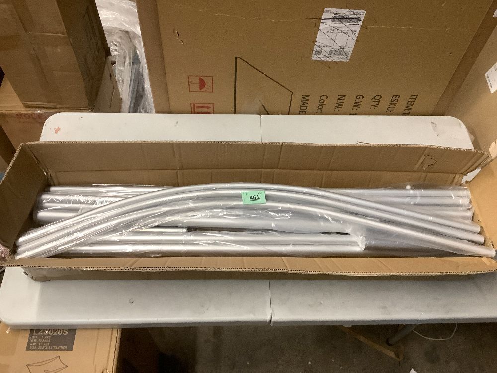 Feather Flag Pole Kit 15FT,3Pack Heavy Duty Aluminum Swooper Flag Pole with Ground Stake and Bearing Ring, Wind Resistant up to 40 MPH, Perfect for Outdoor Business Advertising Flags - Image 2 - Lot 461