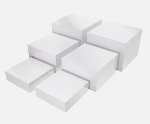 6PCS Buffet Risers, Food Risers for Buffet Table, Display Stand Shelf for Catering Dessert Collectibles Jewelry Figures Show' - Lot 465