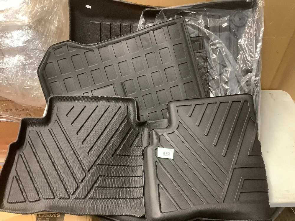 Floor Mats Compatible with 2023-2026 Kia Sportage Cargo Mat Cargo Liner TPE All Weather Back Seat Cover Protector 2025 Sportage Accessories (Trunk Mat+Backrest Mats+Floor Mats) - Image 2 - Lot 470