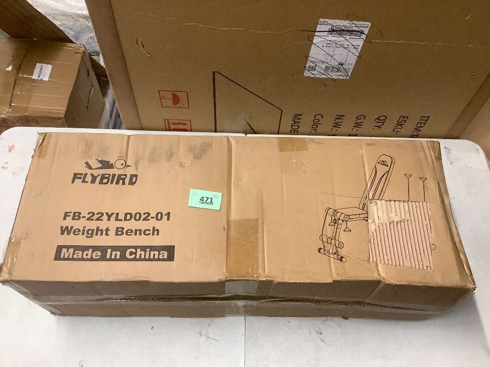 FLYBIRD Foldable Weight Bench for Woman Sculpt & Energize with Resistance Bands, 8 Backrests Fast Adjustable FID for Home Gym Full Body Workout, Easy to Storage for Small Space - Image 4 - Lot 471