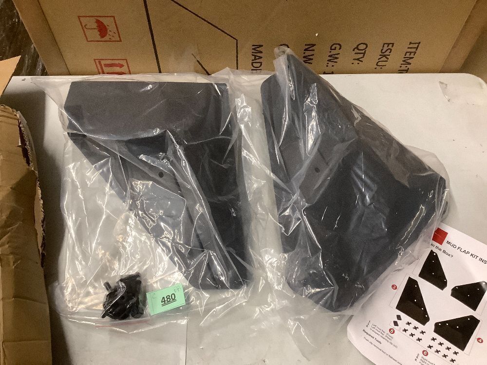 Mud Flaps Compatible with Tesla Cybertruck 2023 2024 Accessories,4PCS OEM Splash Guards All Weather Winter Vehicle Sediment Protection No Need to Drill Holes Tire Protector for 2024 Cybertruck - Image 2 - Lot 480