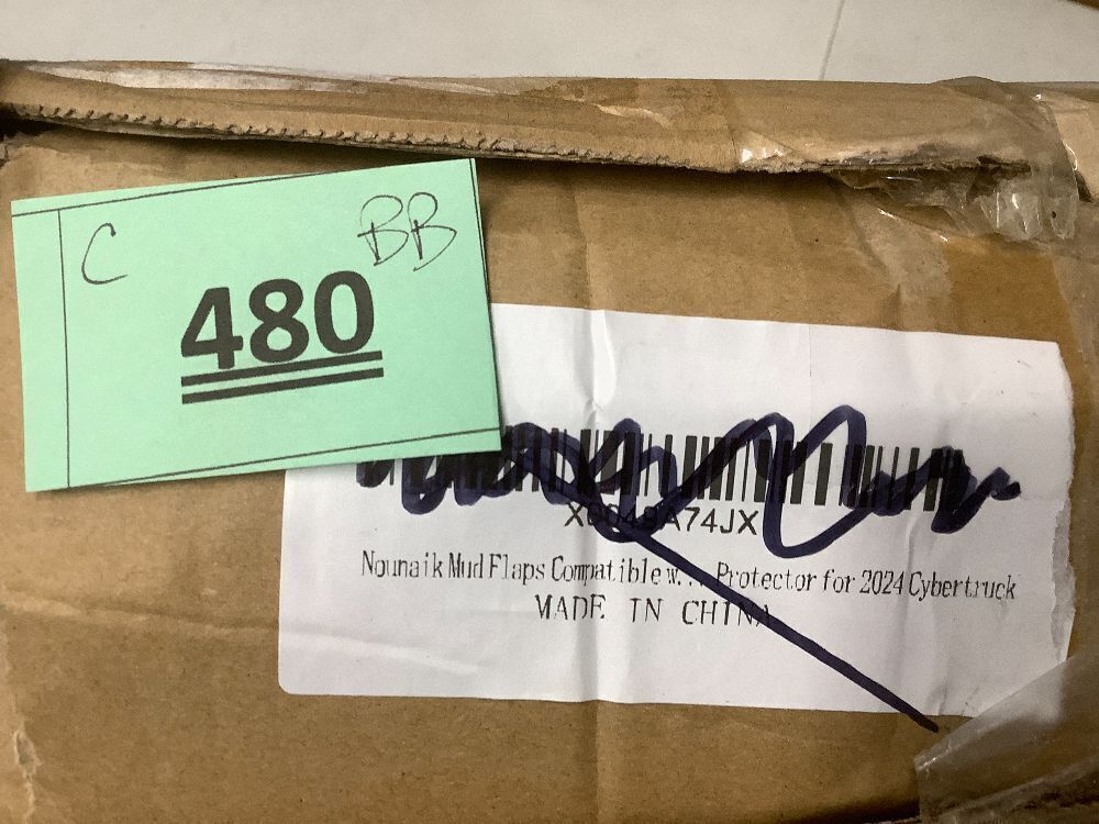 Mud Flaps Compatible with Tesla Cybertruck 2023 2024 Accessories,4PCS OEM Splash Guards All Weather Winter Vehicle Sediment Protection No Need to Drill Holes Tire Protector for 2024 Cybertruck - Image 4 - Lot 480