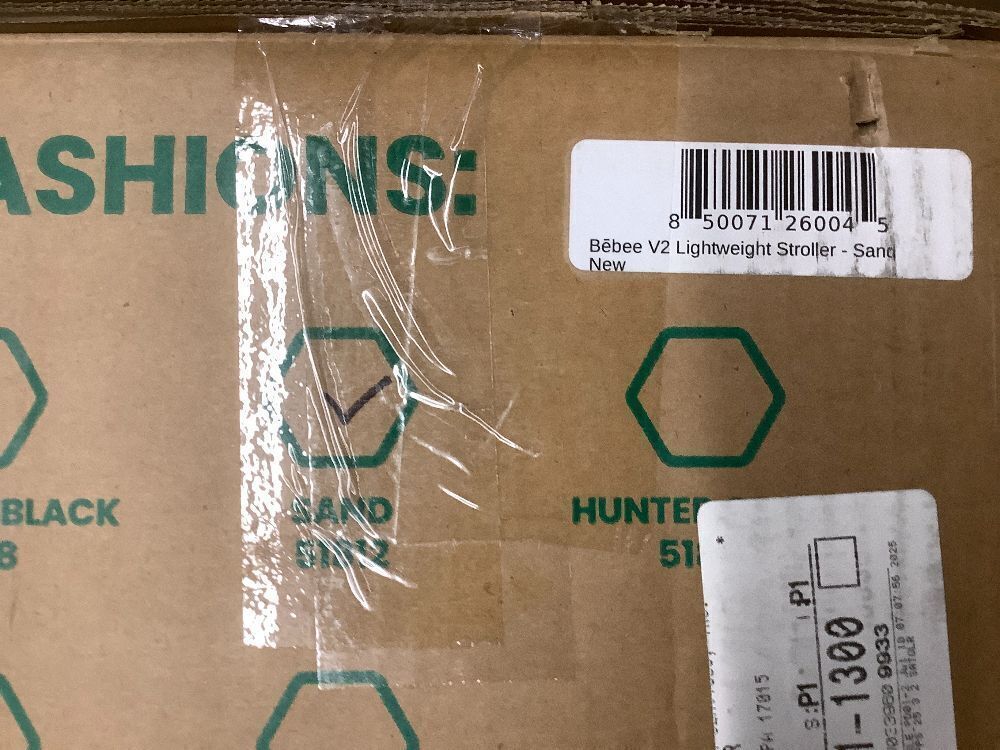 Bombi Bēbee V2 Lightweight Baby Stroller - Premium Vegan Leather, One-Hand Fold, Infinite Recline, Aircraft-Grade Aluminum Frame, XXL Canopy, and Ample Storage Umbrella Stroller - Image 6 - Lot 7863