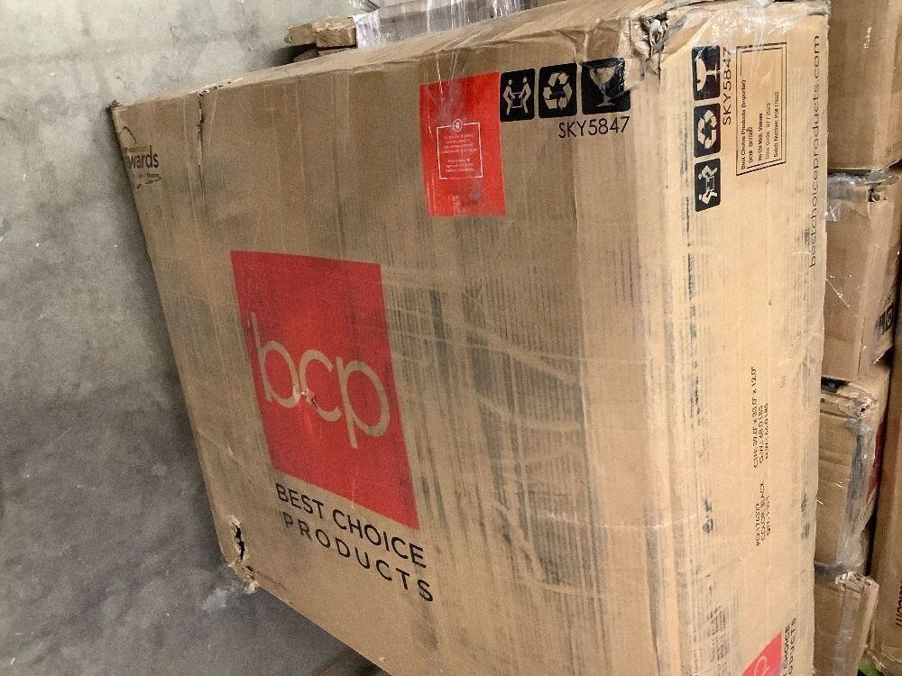 Linen Upholstered Convertible Sofa Bed Futon w/ 2 Cupholders - Image 2 - Lot 388