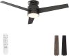 warmiplanet Flush Mount Ceiling Fan with Lights Remote Control, 52-Inch, Black, 3-Blades - Thumbnail 1
