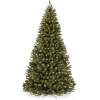 Pre-Lit Artificial Spruce Christmas Tree w/ Foldable Metal Base - Thumbnail 1