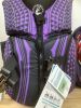 Geometric Print Life Vest, Zipper Front, Adjustable Buckles - Thumbnail 2