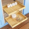 Pull Out Cabinet Organizer for 30.5" Wide or Larger Cabinet, 1PC 29"W x 21"D Soft Close Slide Out Wood Drawer Storage Shelves for Kitchen,Finished, Heavy-Duty, Bottom Assembly - Thumbnail 1