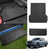 Truck Bed Mat Compatible with 2022 2023 2024 2025 Ford Maverick Bed Liner Protector Tailgate Protector Cargo Mat TPE Cargo Linder for Ford Maverick Accessories (Truck Bed Mat+Tailgate Mat) - Thumbnail 1
