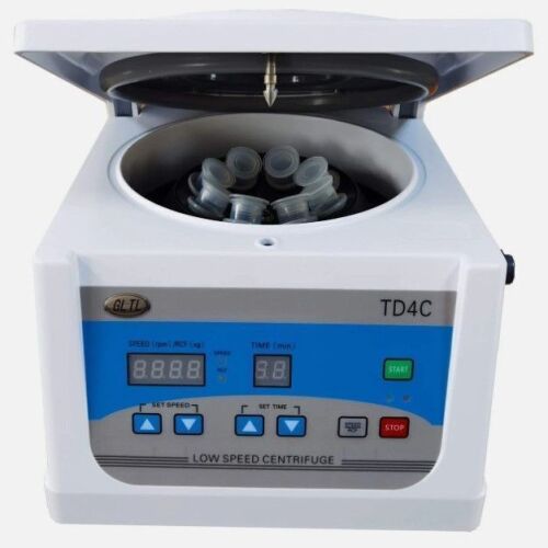 TD4C Beauty/lab Centrifuge, Digital Bench-top Centrifuge, 100-4000rpm (Max.2200xg), 8X(10-15) ml tubes - Lot 655