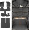 Rongtaod Floor Mats Compatible with 2018-2025 2026 Volkswagen Atlas (NOT for Cross Sport) Trunk Mat Cargo Liner Back Seat Cover 2024 VW Atlas Accessories (Trunk Mat with Backrest Mat+Floor Mats) - Thumbnail 1