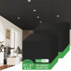 LooYee 24" x 24" Smooth Drop Ceiling Tiles 2ft x 2ft, PVC Ceiling Tile - Cover 96 Sq. ft - Thumbnail 1