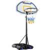 Kids Height-Adjustable Basketball Hoop, Portable Backboard System w/ Wheels - Thumbnail 1