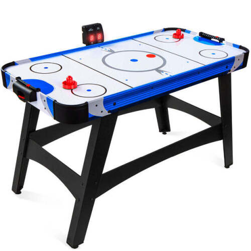 Air Hockey Table w/ 2 Pucks, 2 Paddles, LED Score Board - 58in - Lot 770