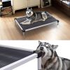 FXW TitanNest Chew-Proof Elevated Dog Bed, Raised Cot for Indoor/Outdoor/Camping Use, Durable & Waterproof Cooling Pet Bed for Medium Dogs - Thumbnail 1