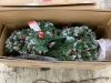 9' Pre-Lit Christmas Pine Tree w/ Pine Cones, Flocked Branch Tips, Berries - Thumbnail 5