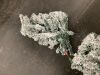 7.5' Pre-Lit Snow Flocked Artificial Pine Christmas Tree w/ Multicolored Lights - Thumbnail 5