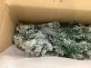 9' Pre-Lit Snow Flocked Artificial Pine Christmas Tree w/ Warm White Lights - Thumbnail 4
