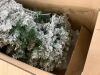 7.5' Pre-Lit Snow Flocked Artificial Pine Christmas Tree w/ Warm White Lights - Thumbnail 3