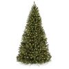 9ft Pre-Lit Spruce Artificial Christmas Tree w/ Easy Assembly, Metal Hinges & Foldable Base - Thumbnail 1