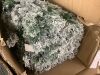9' Snow Flocked Artificial Pine Christmas Tree w/ Foldable Metal Base - Thumbnail 3