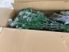 9' Snow Flocked Artificial Pine Christmas Tree w/ Foldable Metal Base - Thumbnail 5
