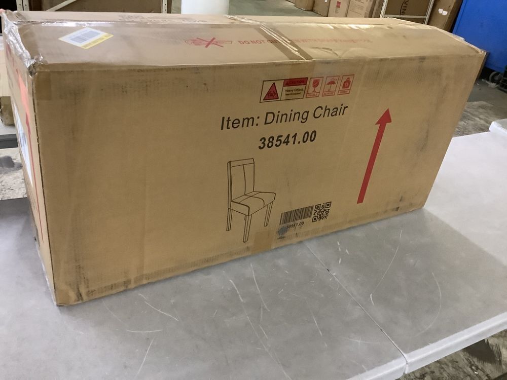 Noble House Pertica Natural Plain T-Stitch Dining Chairs (Set of 2) - Image 2 - Lot 99JF