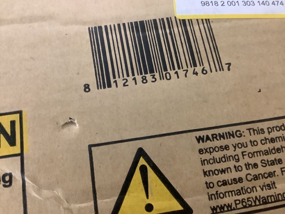 HODEDAH White Microwave Cart with Storage - Image 3 - Lot 105JF