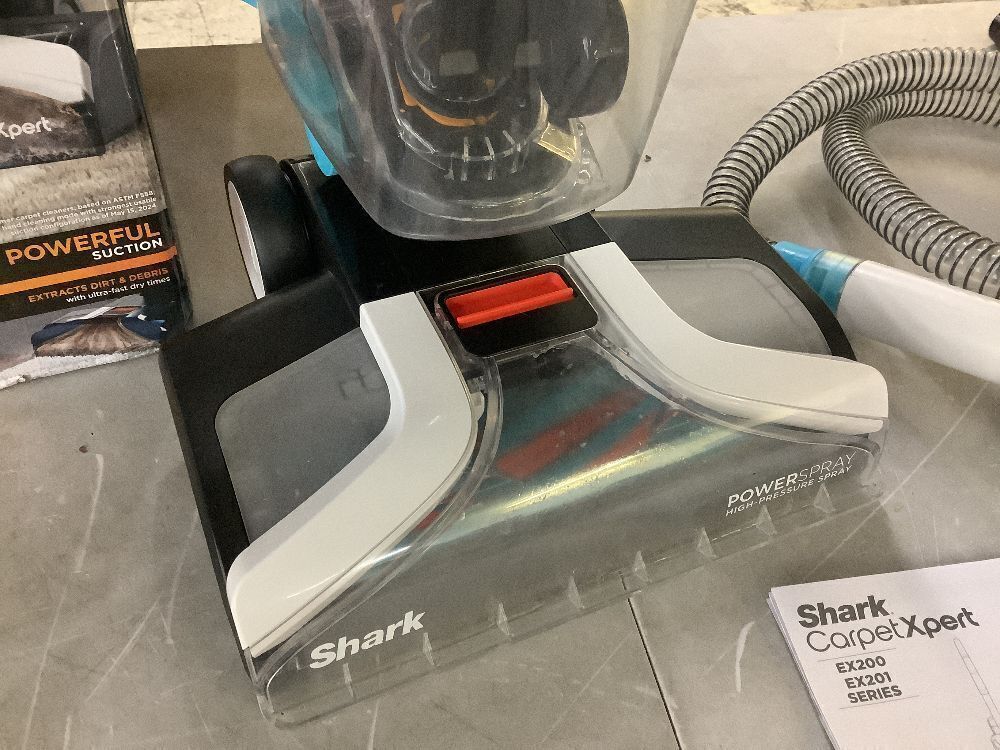 Shark CarpetXpert Upright Deep Carpet Cleaner Corded with StainStriker and Shampooer for Pets in Gray - Image 3 - Lot 143JF