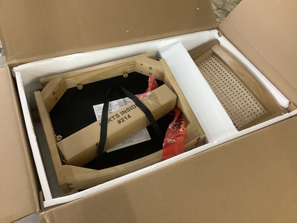 Brentwood Oak Cane Back Armless Chair - Image 2 - Lot 146JF