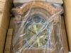 Bedford Clock Collection Honey Oak Chiming Pendulum Wall Clock - Thumbnail 3