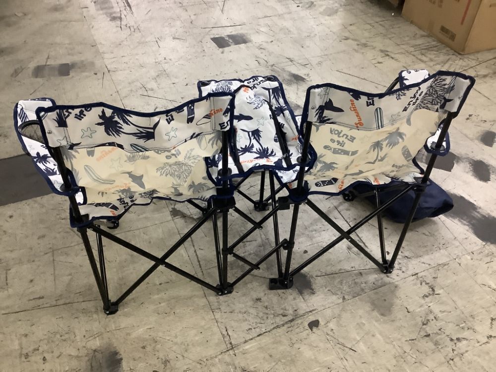 Portable 2-Person Fishing Chair with Removable Umbrella - Image 4 - Lot 150JF