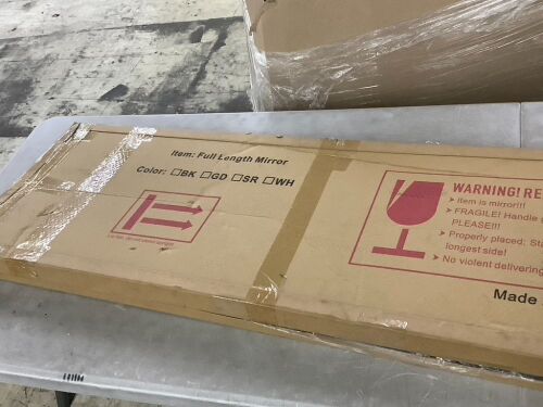 Arched Full Length Mirror - Lot 166