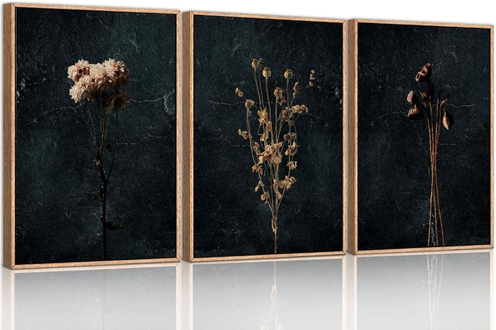 Floral Framed Canvas Wall Art Set 36" x 24" - Image 1 - Lot 171