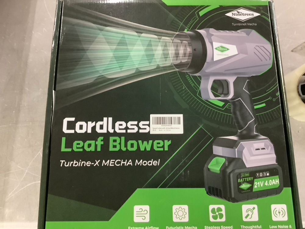 Cordless Leaf Blower with Battery and Charger, 1000,000 RPM, 395CFM 1000G Power - Image 6 - Lot 172