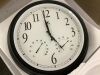 Infinity Instruments 24 Inch Classic Black Wall Thermometer Clock - Thumbnail 3